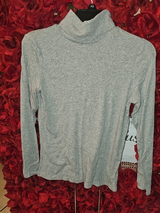 Cynthia Rowley Tops - Cynthia Rowley Women's Light Gray Long Sleeve Turtleneck Top Size Small